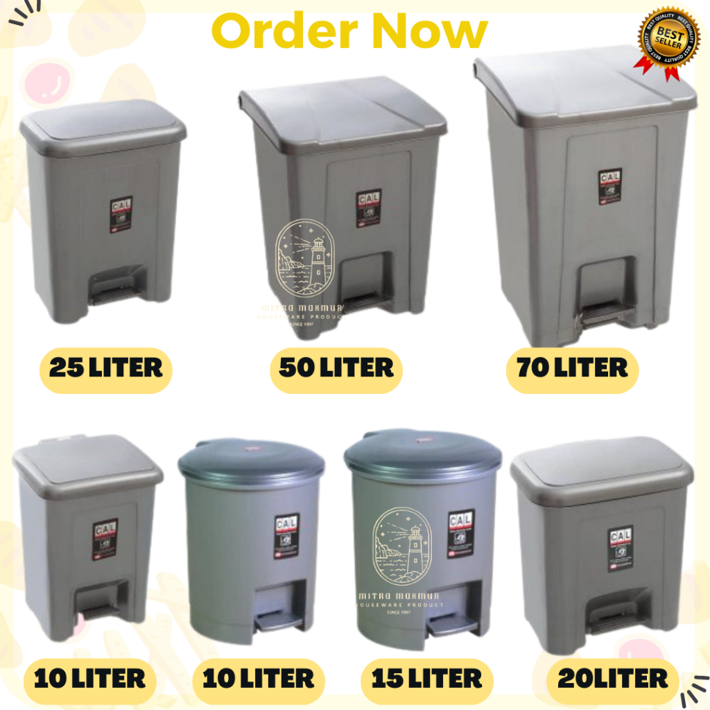 Jual PROMO!! TEMPAT SAMPAH INJAK SHINPO 10-15-20-25-50-70 LITER TEMPAT ...
