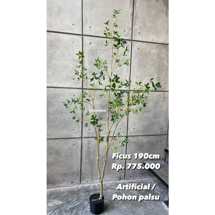 Jual Tinggi 190 Cm Pohon Ficus / Pohon Hias Palsu/ Artificial Plant ...