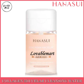 Lovablemart Hanasui Collagen Micellar Cleansing Water Cairan Pembersih Wajah Lembut