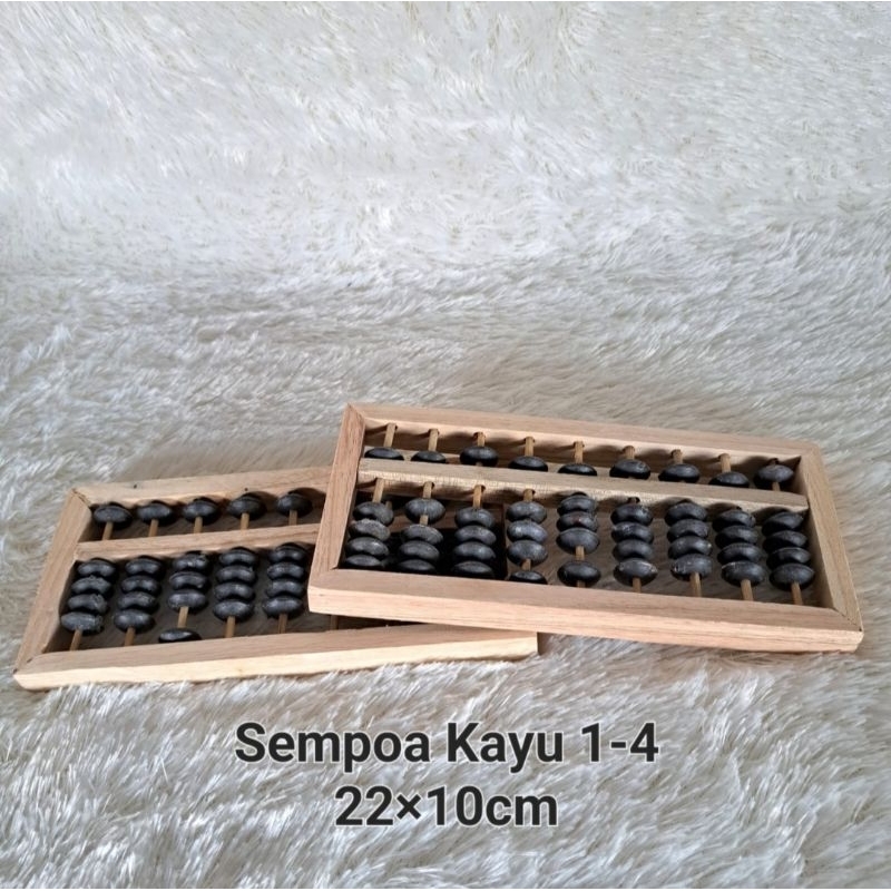 Jual Sempoa/Simpoa Aritmetika/1-4 Kayu Murah(W53) | Shopee Indonesia