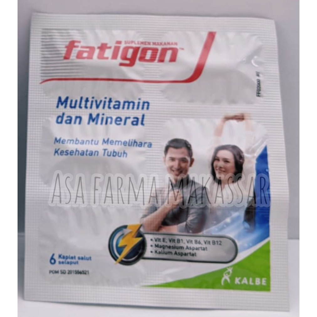 Jual Multivitamin Dewasa FATIGON tablet isi 6s | Shopee Indonesia