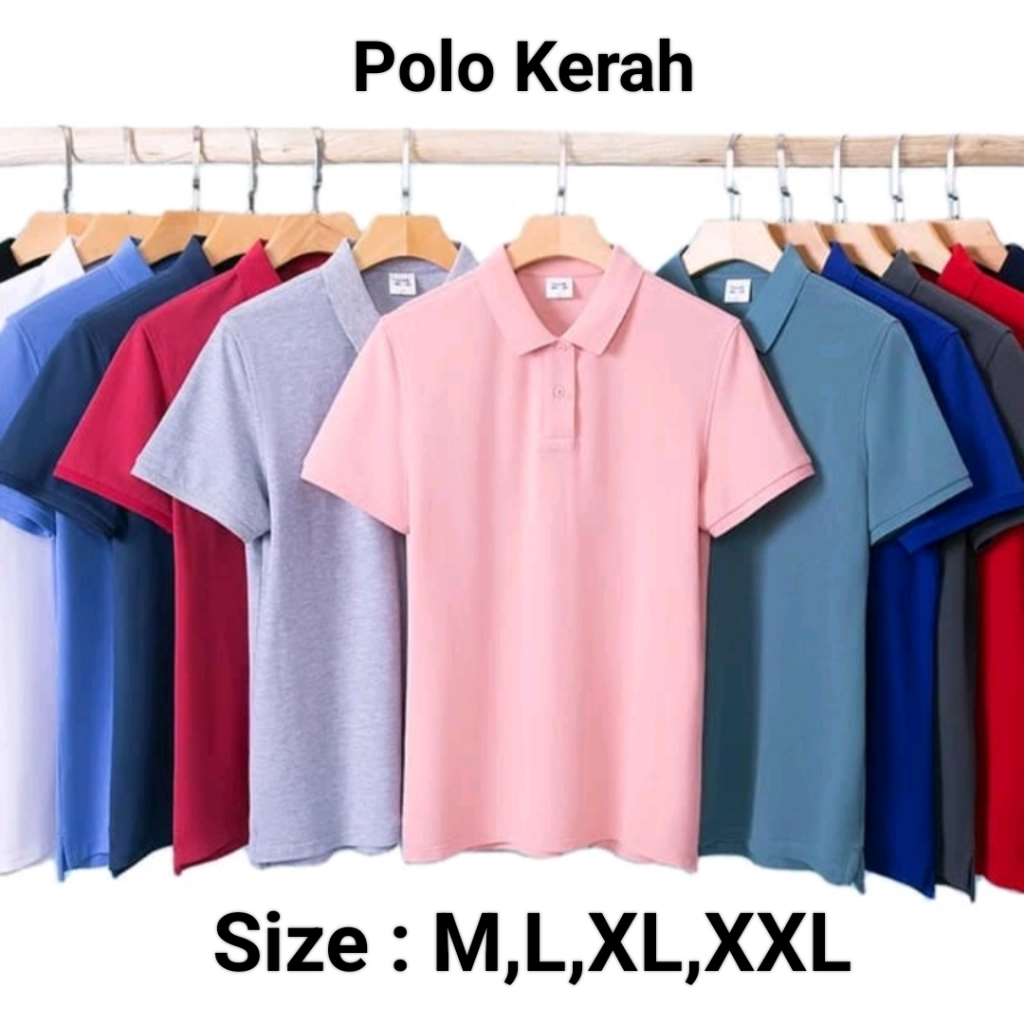 Jual Baju Kaos Polo Kerah Motif Wanita Lengan Pendek Kaos Wanita Kerah