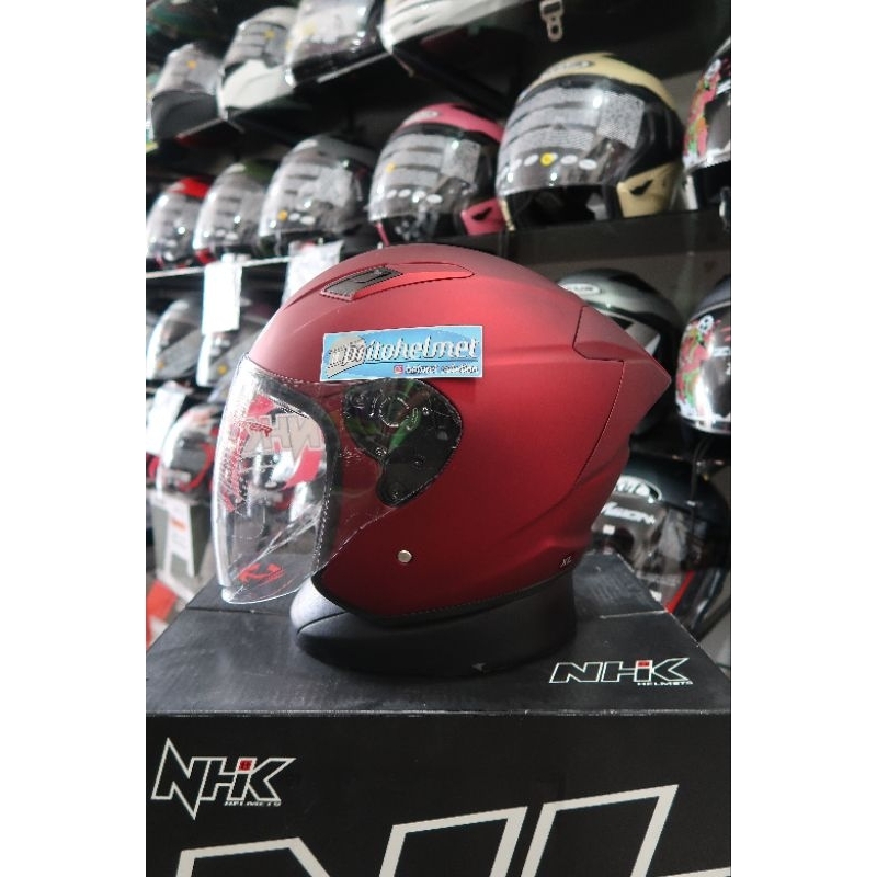Jual NHK R1 Elite Red Matt Dop | Shopee Indonesia