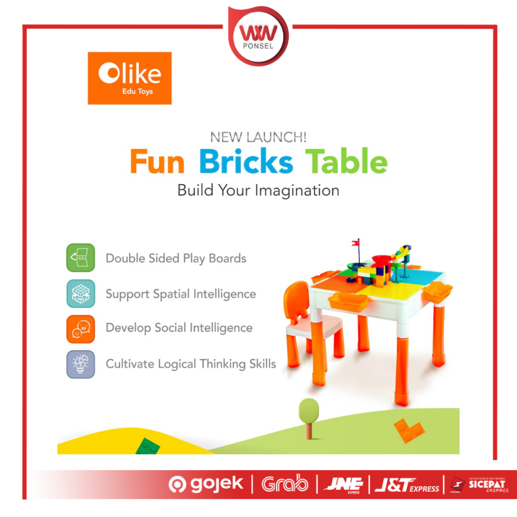 Fun best sale bricks table