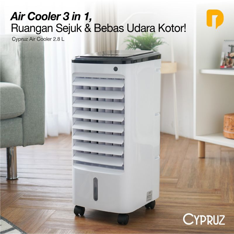 Jual Cypruz AC Air Cooler in kapasitas 2,8L Pendingin