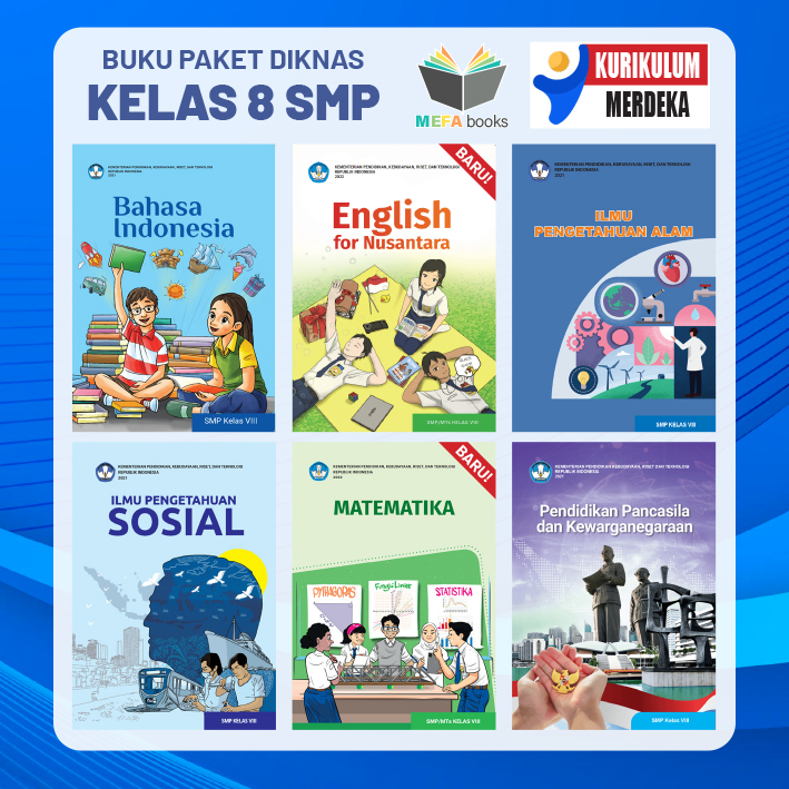 Jual Buku Paket Kurikulum Merdeka Kelas 8 SMP Buku Siswa Diknas ...