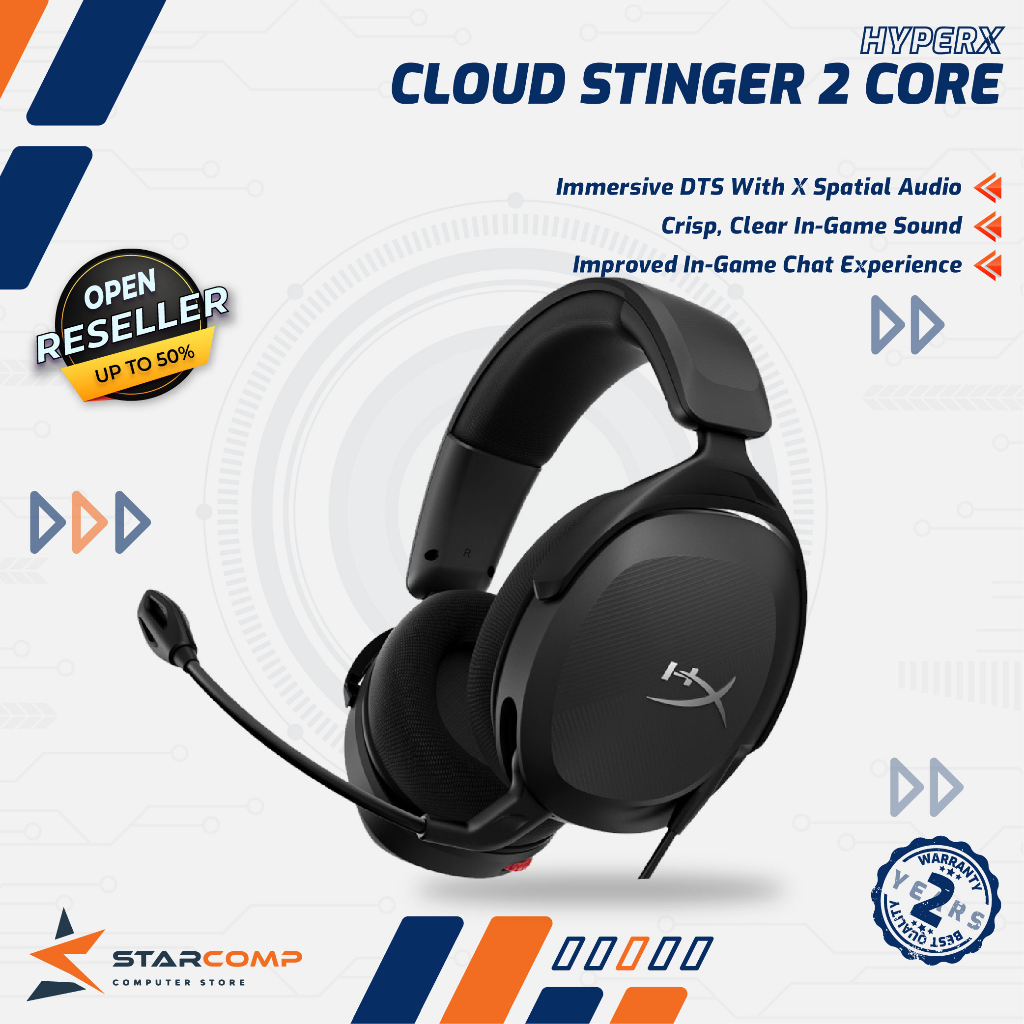 Jual HyperX Cloud Stinger 2 Core Wired Gaming Headset | Shopee Indonesia