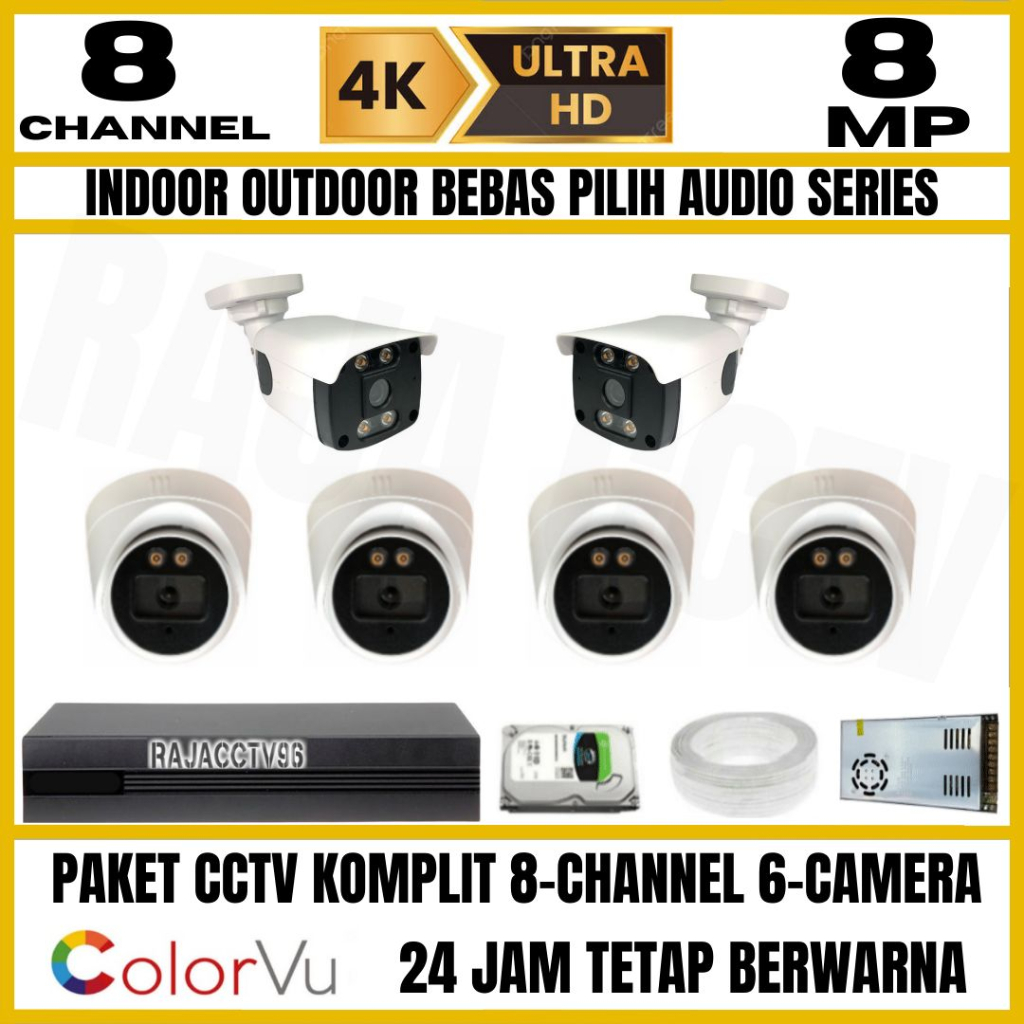 Paket cctv 2024 6 kamera