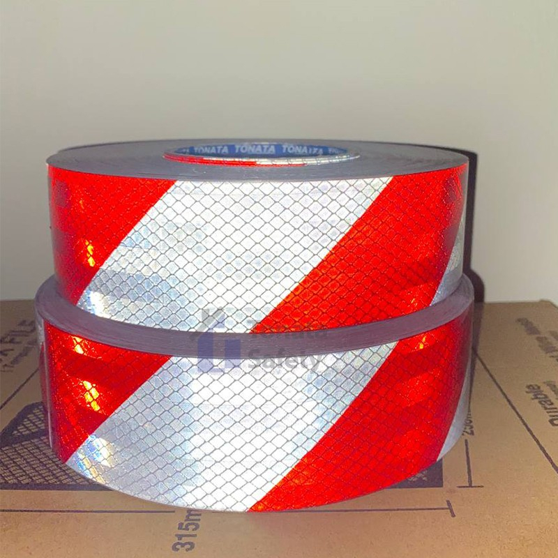 Jual Tonata Scotlight Sticker Pemantul Cahaya Merah Putih Zebra 45M ...
