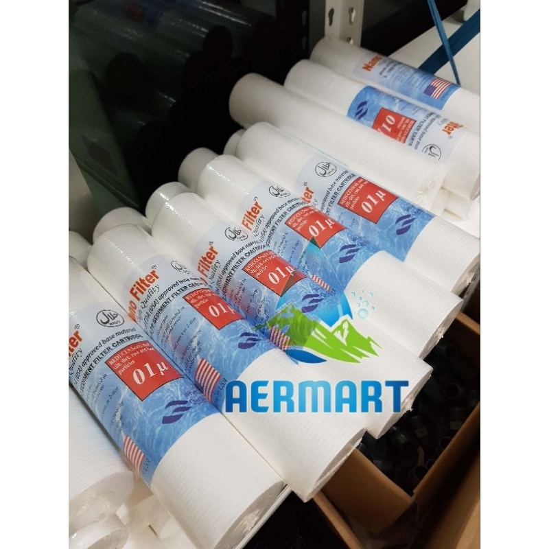 Jual Nano Filter 10 Inch 1 Mikron | Shopee Indonesia