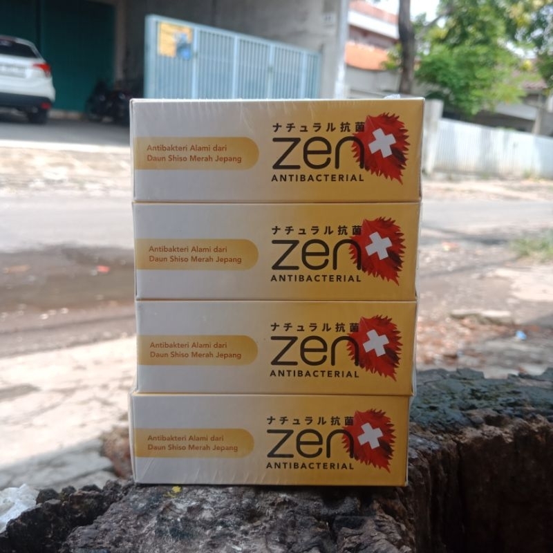 Jual Zen Antibacterial Body Soap - 70g (isi 4) / Zen 70g / sabun batang ...