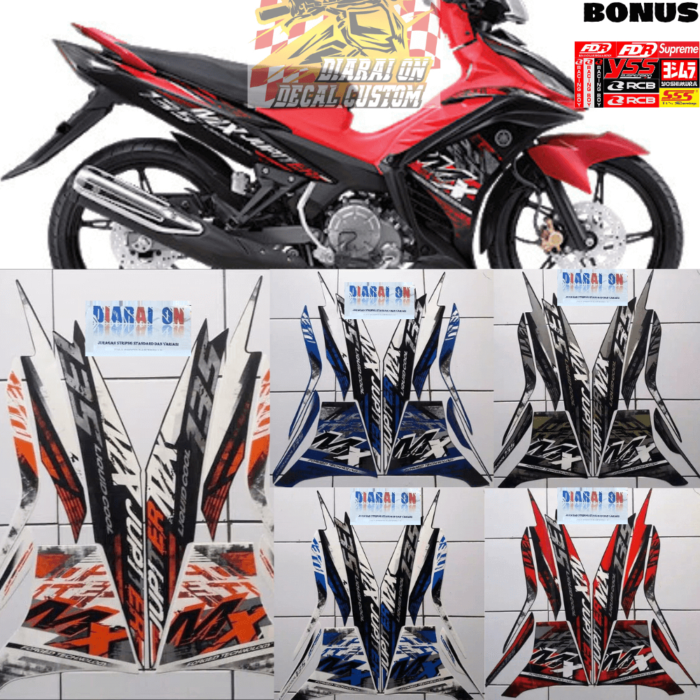 Jual Striping Stiker Motor Jupiter Mx New 135 2014 Sticker Jupiter MX