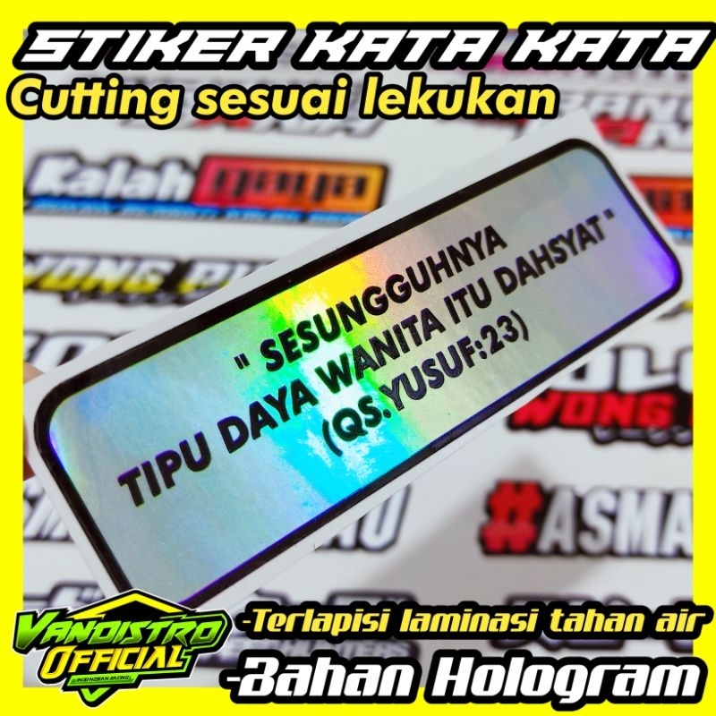 Jual Stiker Sesungguhnya Tipu Daya Wanita Itu Dahsyat Shopee Indonesia