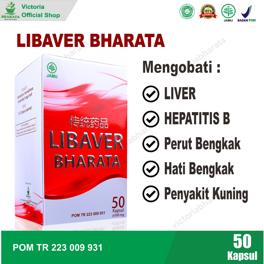 Jual Libaver Bharata - Obat Herbal Liver Dan Hepatitis A B C D E - 100% ...