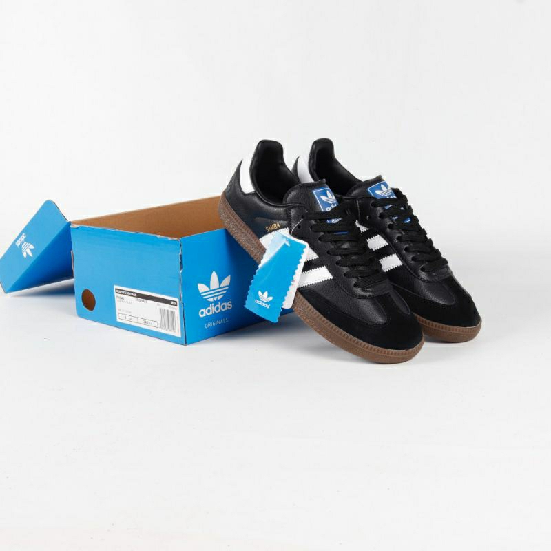 Jual Adidas Samba Vegan Black White Gum | Shopee Indonesia