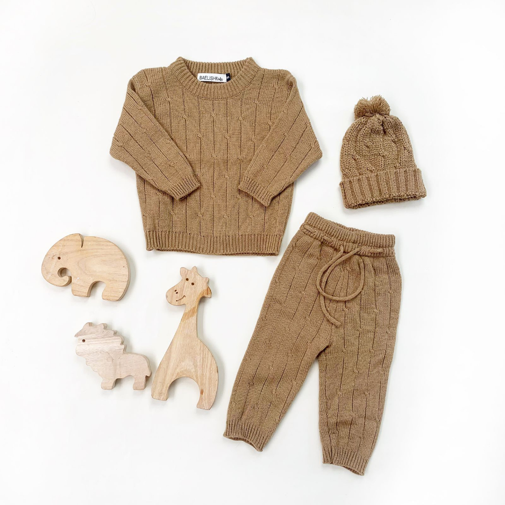 Jual IED EDITION KNIT SET BAYI / ONE SET RAJUT / SETELAN BAJU NEWBORN ...