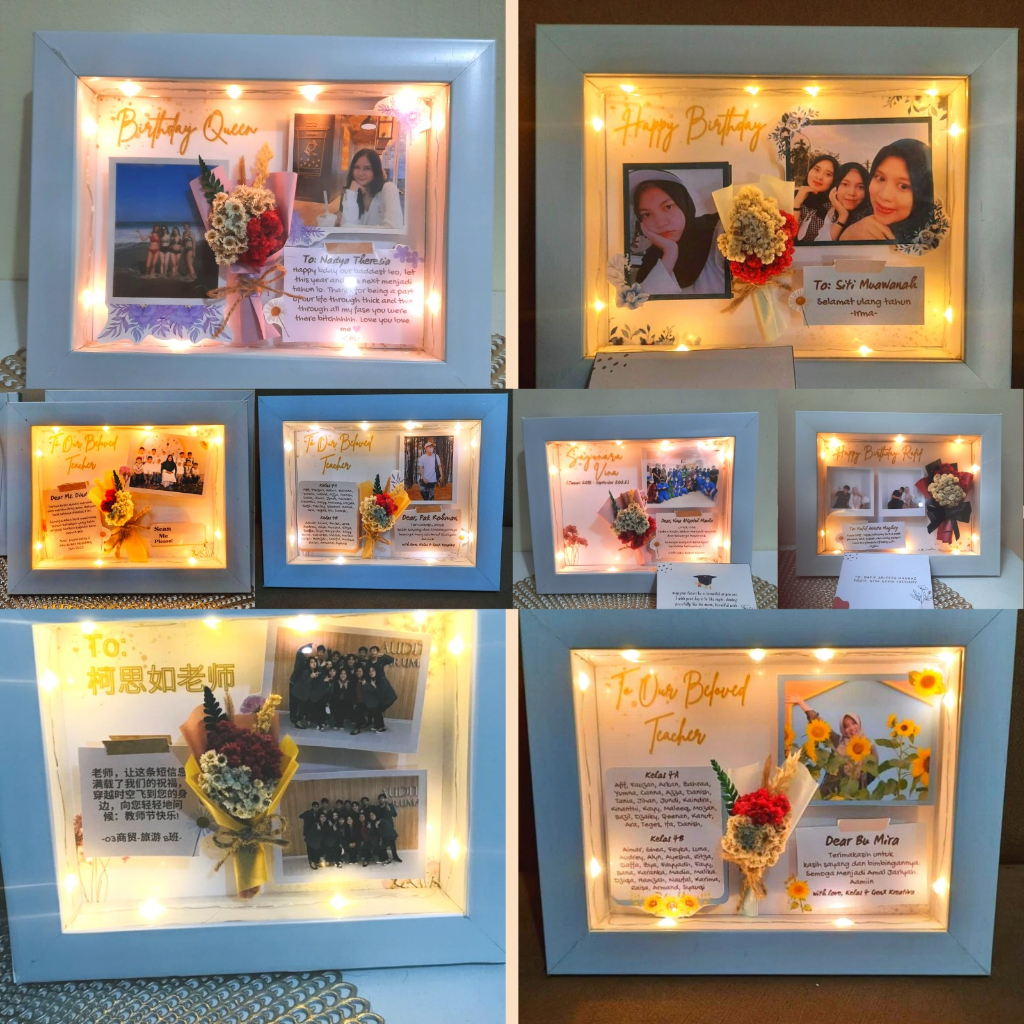 Jual PART 2 I Pop Up photo| Scrapbook | 3D photo frame| Bingkai 3D ...