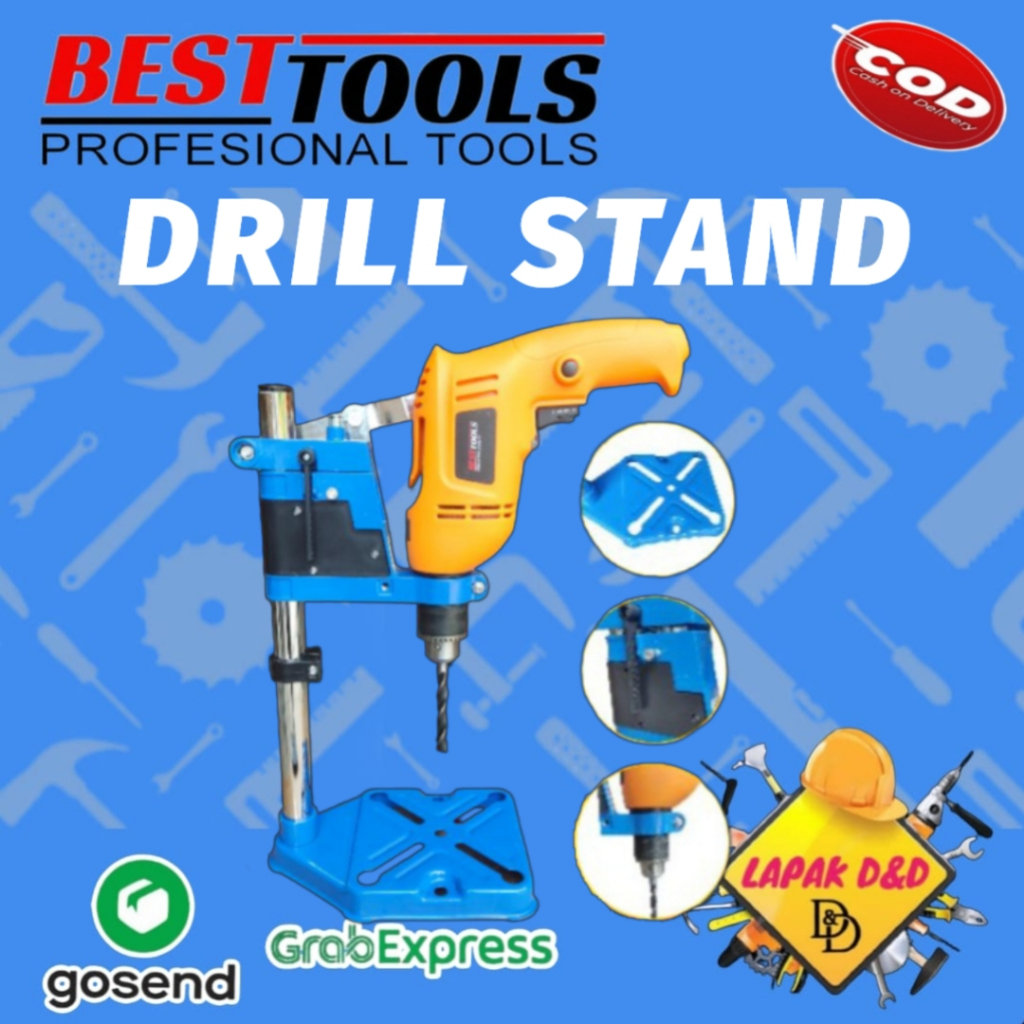 Jual Stand Drill Stand Bor Dudukan Bor Pegangan Bor Shopee Indonesia