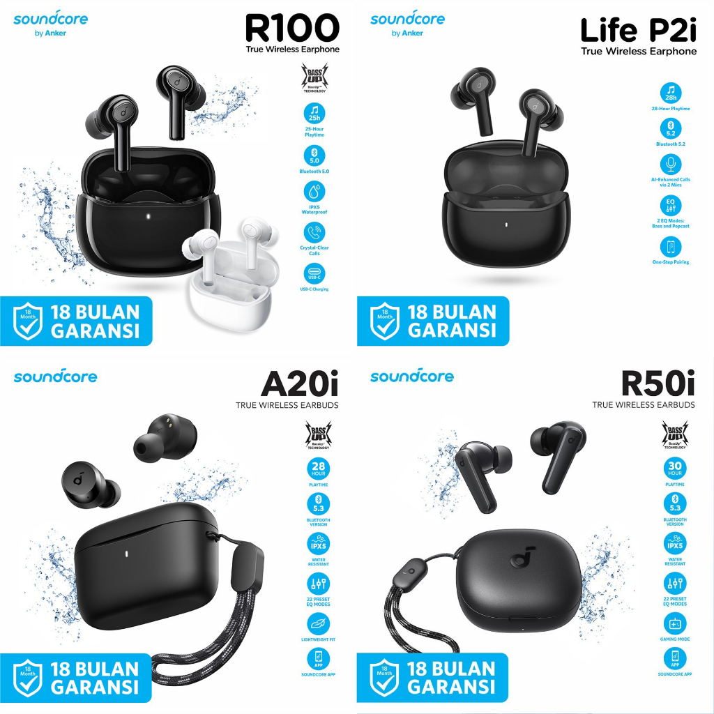 Jual Anker Soundcore R Life P I R I A I Tws True Wireless