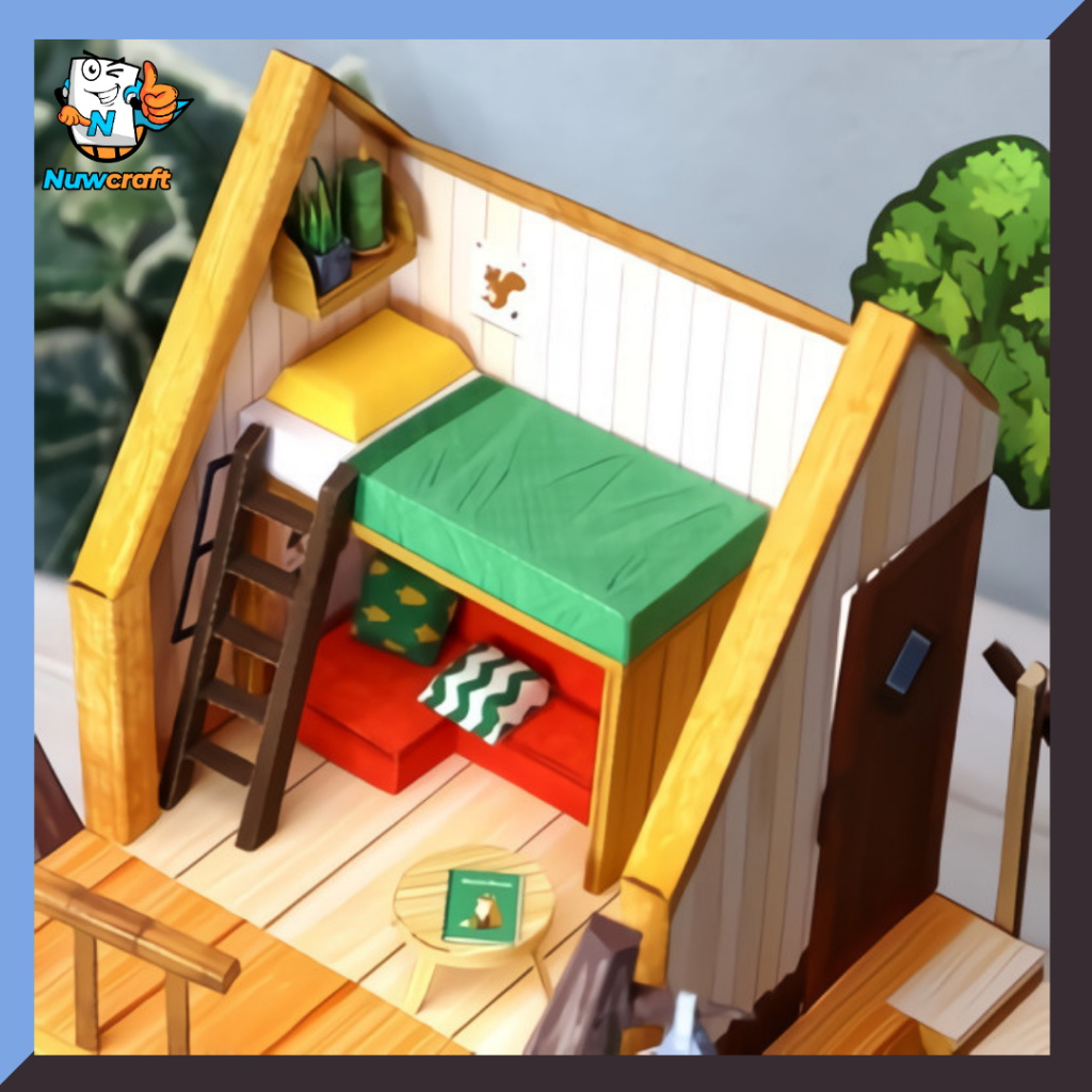 Jual Nuwcraft Mniature Kerajinan Papercraft Rumah Pohon | Shopee Indonesia
