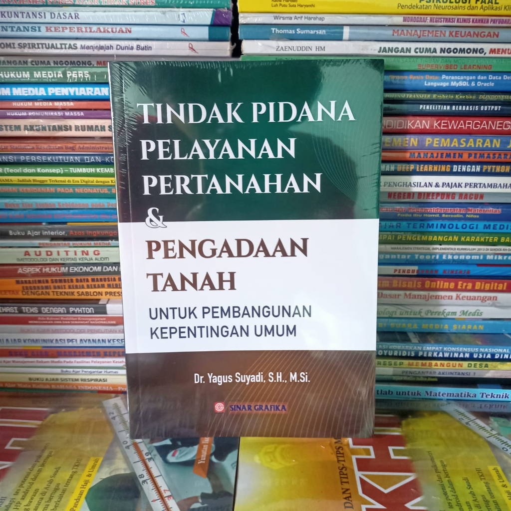 Jual Tindak Pidana Pelayanan Pertanahan Dan Pengadaan Tanah Untuk ...