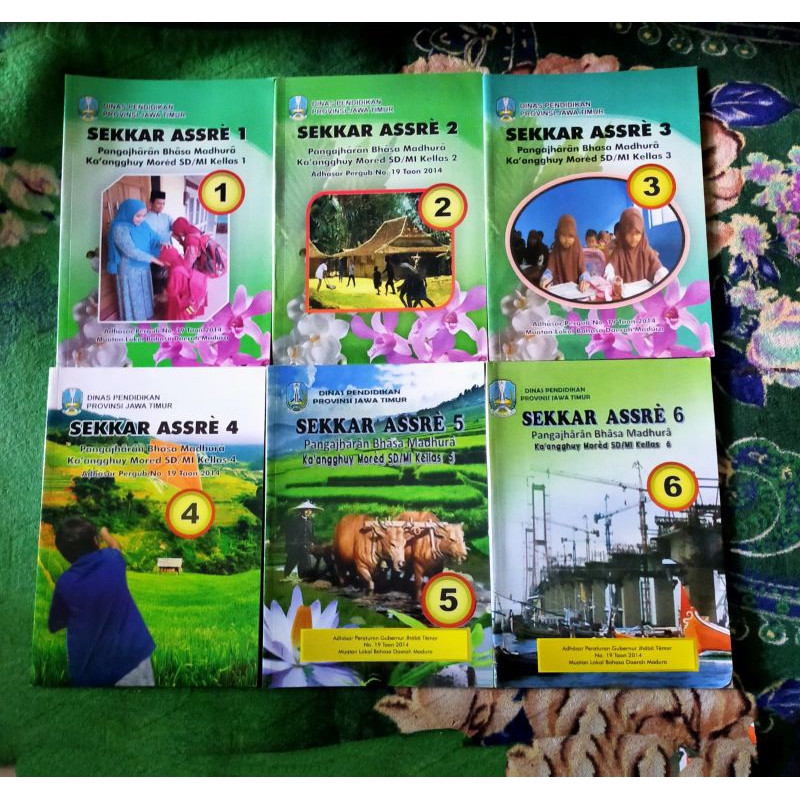 Jual Original Buku Bahasa Madura Sekkar Assre Kelas 1 2 3 4 5 6 Sd