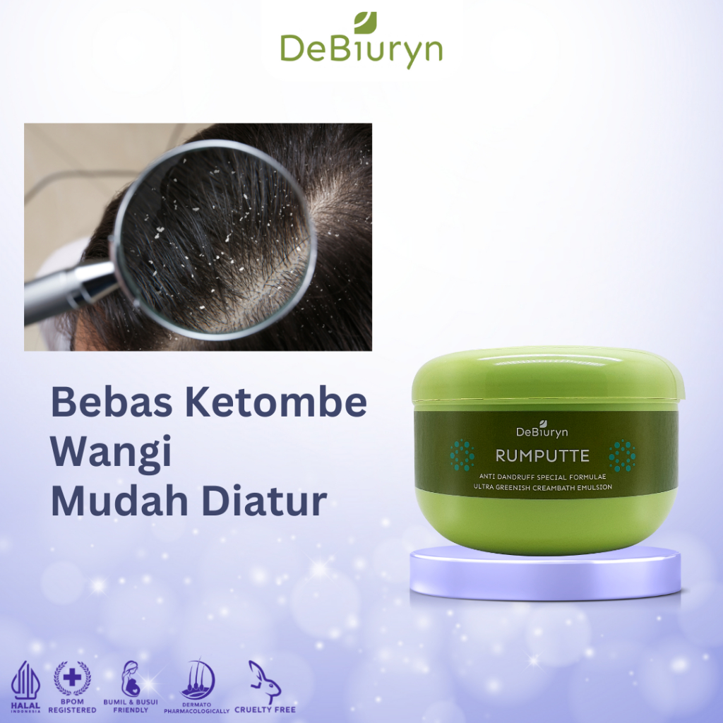 Jual DeBiuryn Rumputte Ultra Greenish Hair Creambath Anti Rambut ...