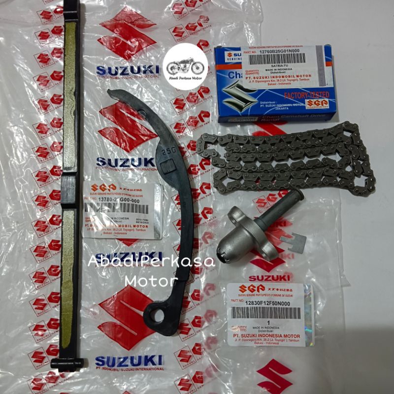 Jual Paket Tensioner Rantai Keteng Karet Lidah Tonjokan Keteng Suzuki Satria Fu Shopee