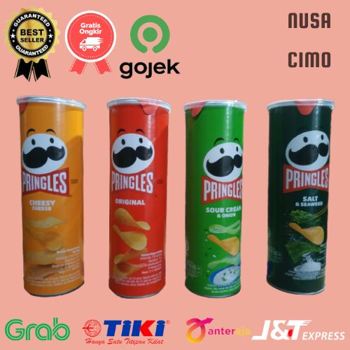 Jual Keripik Kentang Snack Pringles Rasa Original Keju Salt And