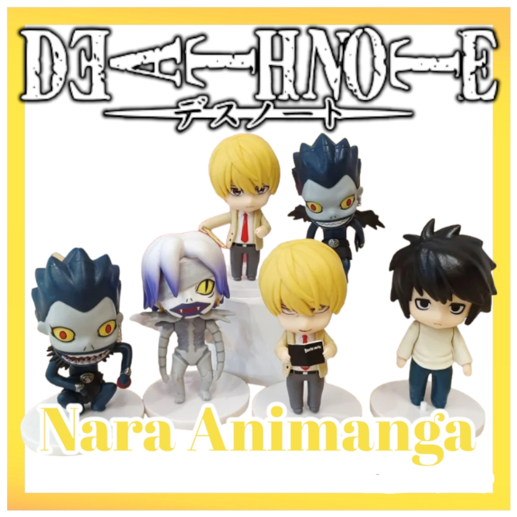 Jual Nara Animanga Action Mini Figure Anime Death Note Light Lawliet ...