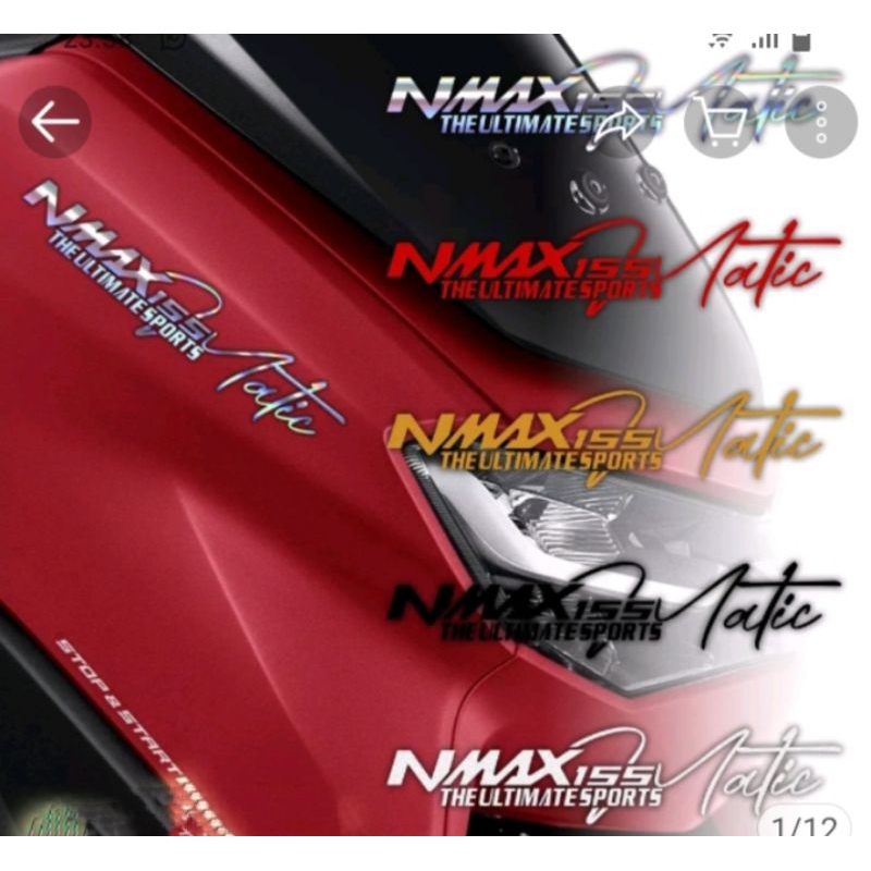 Jual STICKER ULTIMATE NMAX 155 UKURAN 18CM | Shopee Indonesia