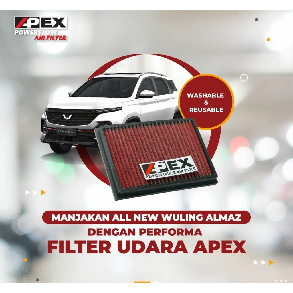 Jual Air Filter Apex Filter Udara Racing Wuling Almaz Cortez