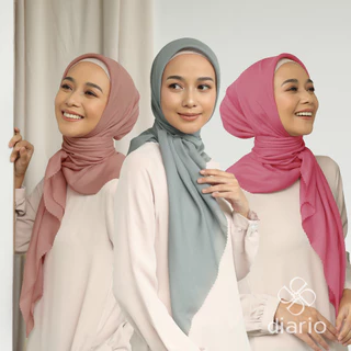 Diario - Kerudung Segi Empat Sahara LC Plain Scarf