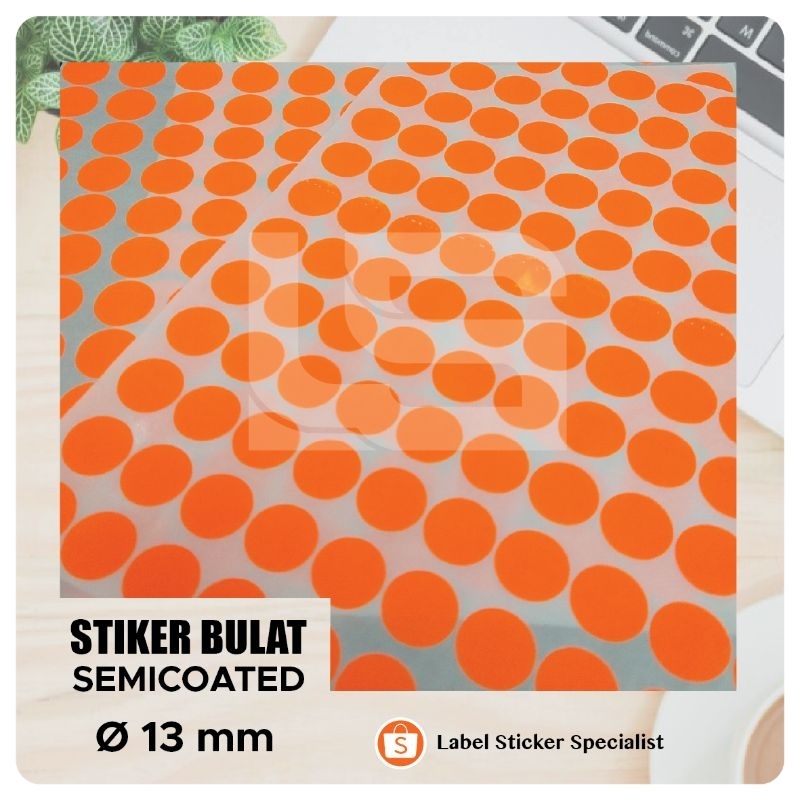 Jual Label Sticker Neon Oren DM.13 | Shopee Indonesia