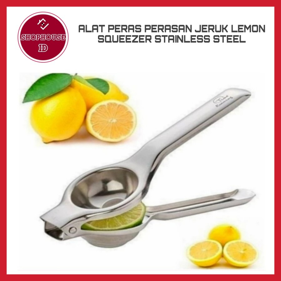 Jual Alat Peras Perasan Lemon Squeezer Jeruk Nipis Stainless Steel Besi ...