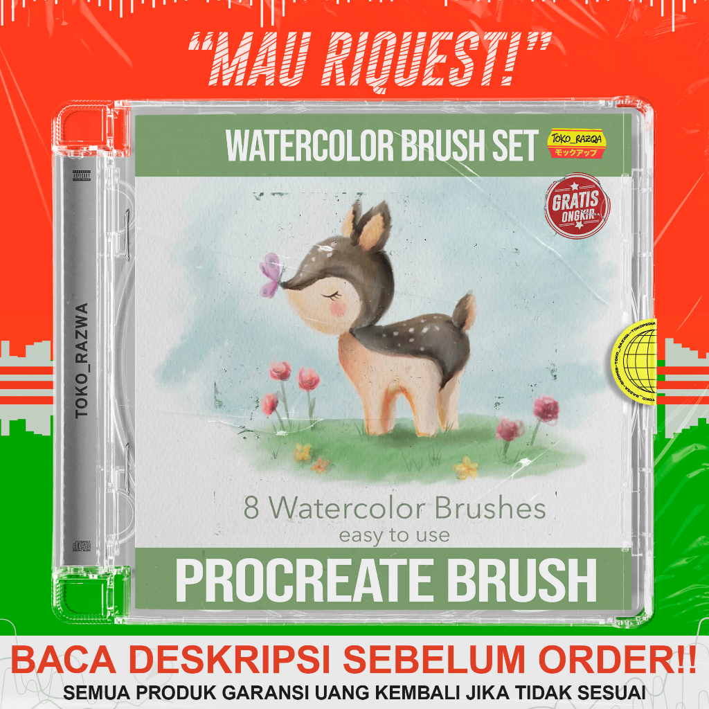 Jual Procreate Brush - Watercolor Brush Set for Procreate - 130423 ...