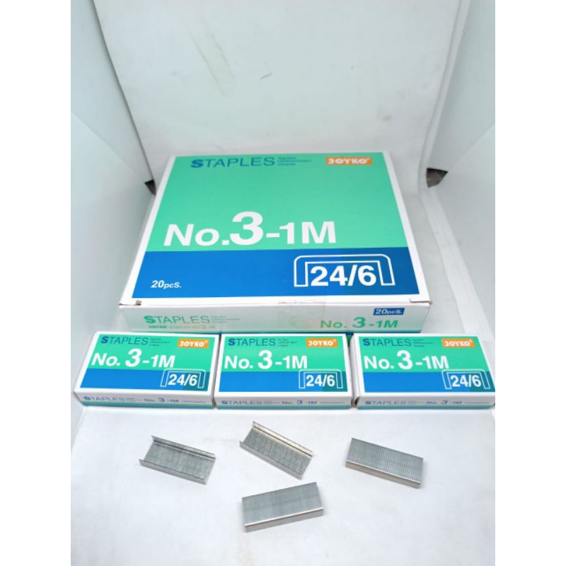 Jual ISI STAPLES BESI BESAR NO 3 MEREK JOYKO DAN KANGURU 1 KOTAK ISI ...