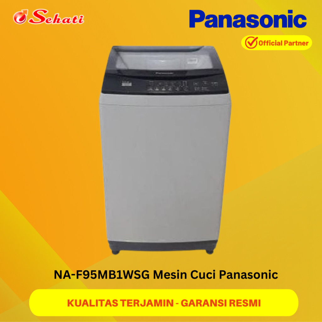 Jual Mesin Cuci Panasonic NA-F95MB1WSG/ Mesin Cuci Full Auto Panasonic ...