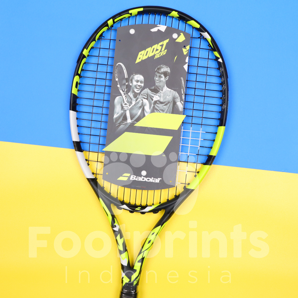 Jual Raket Tenis Babolat Boost Aero 102 Black Yellow Tennis Racket