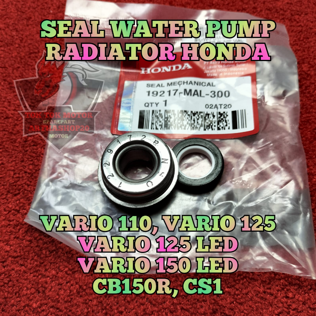 Jual SEAL WATERPUMP RADIATOR KUALITAS ASLI ORIGINAL HONDA AHM VARIO 110