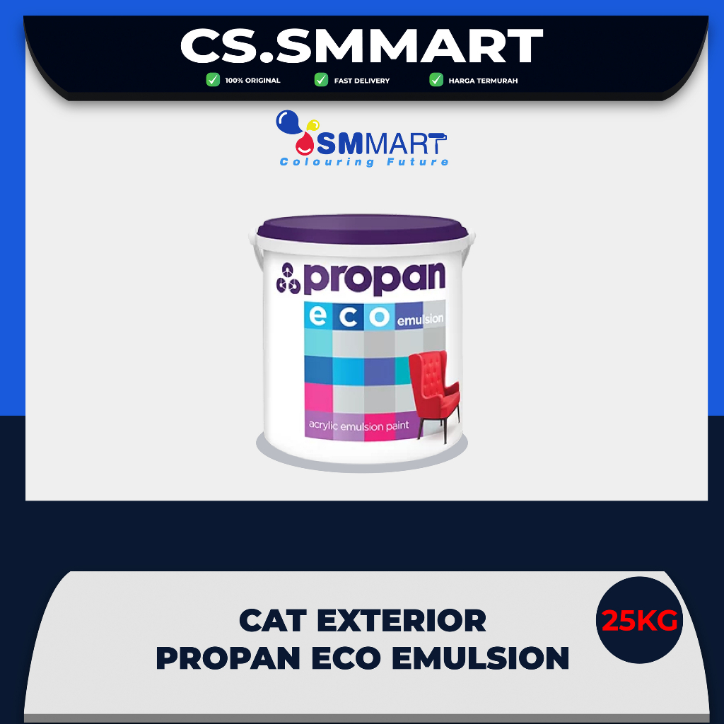 Jual Cat Tembok Propan Interior Eco Emulsion Warna Nt Kg Shopee Indonesia