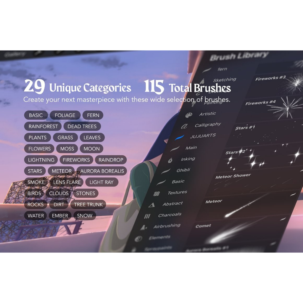 Jual Procreate Brush - Complete Environment Pro Brushes for Procreate ...