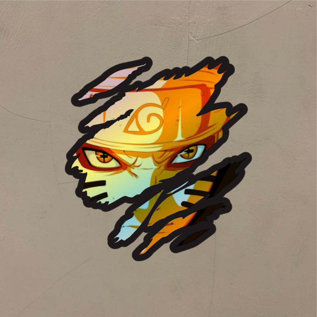 Jual Stiker Anime Hologram Naruto Uzumaki Naruto Shipuden Case Hp dan