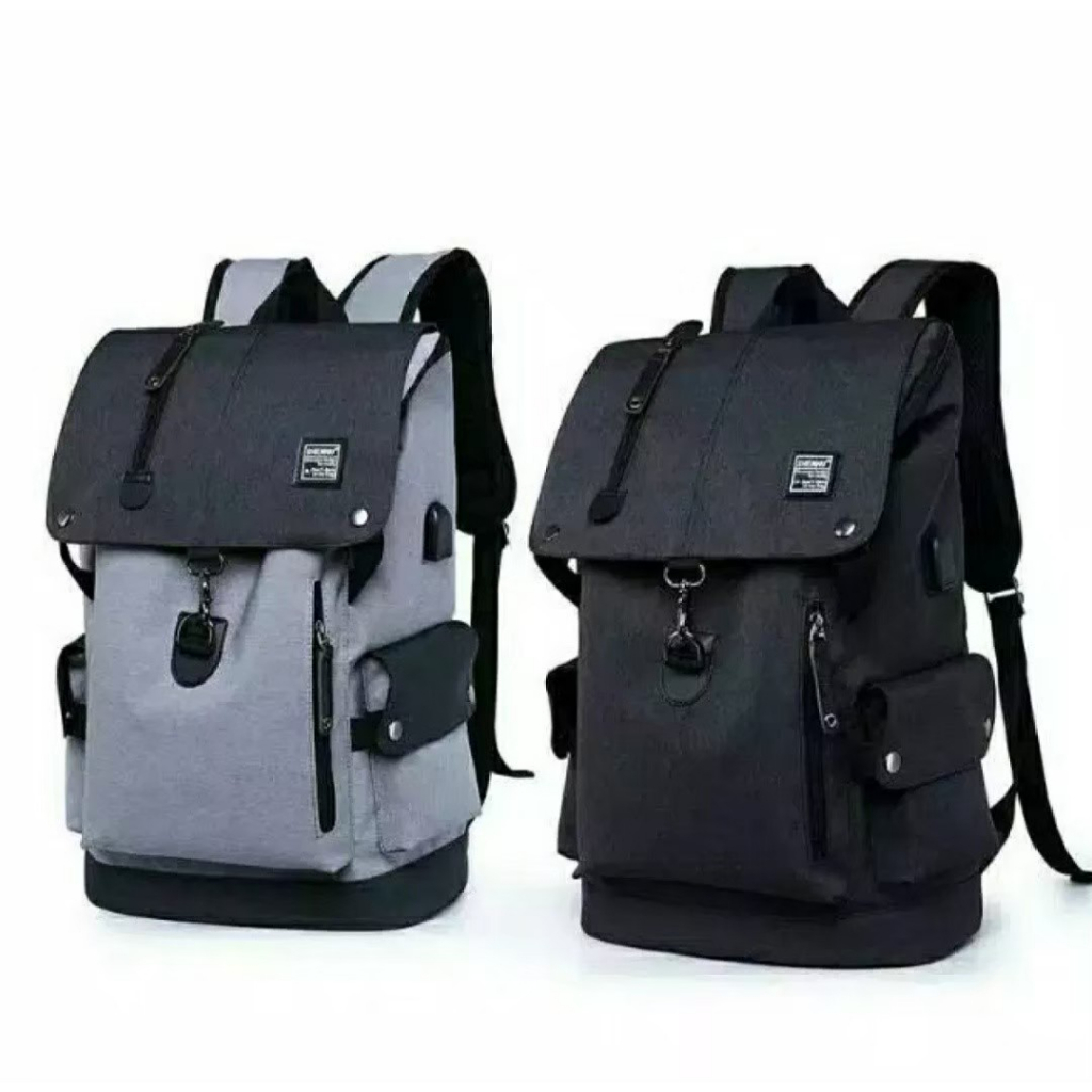 Jual TAS RANSEL PRIA & WANITA TAS LAPTOP TANPA USB NO USB-RANSEL ...