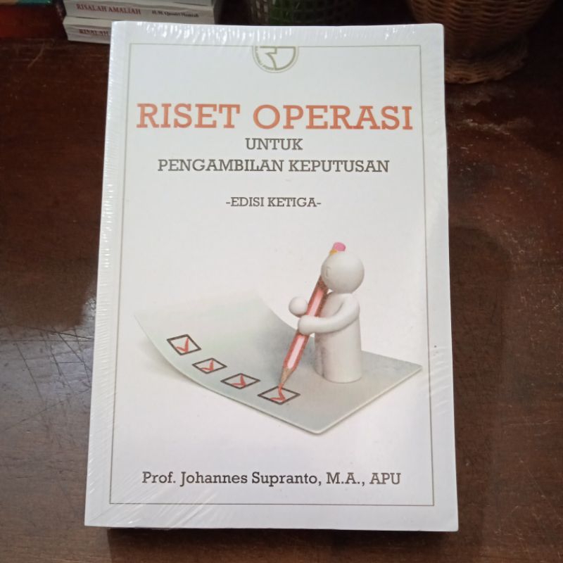 Jual Buku Original Riset Operasi Untuk Pengambilan Keputusan | Shopee ...