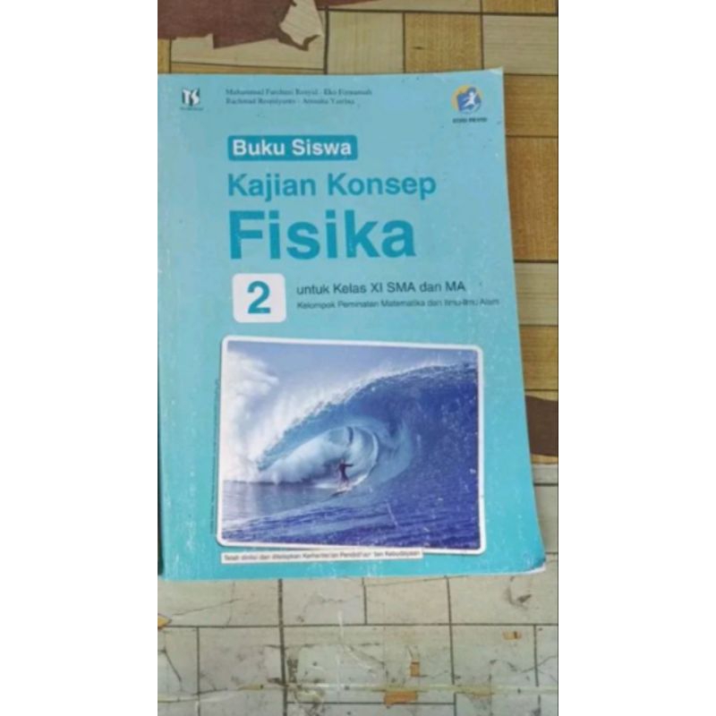 Jual BUKU ORIGINAL BUKU SISWA KAJIAN KONSEP FISIKA KELAS 2 XI SMA ...