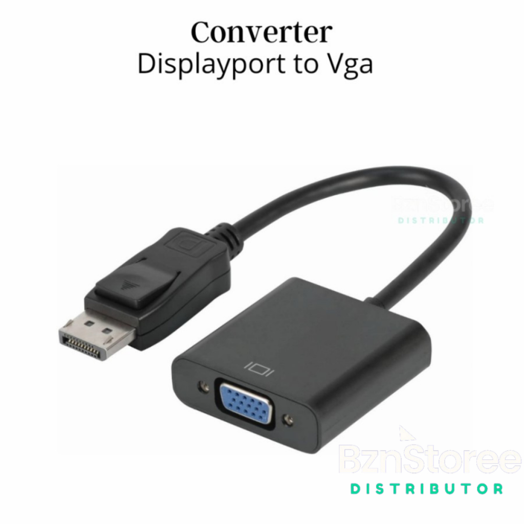 Jual Kabel Display Port to VGA Converter / DP to VGA /Kabel DP