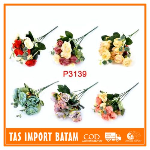 Jual TIB COD P3139 ( HARGA PERTANGKAI 1 KG BISA 28 PCS )BUNGA BUKET