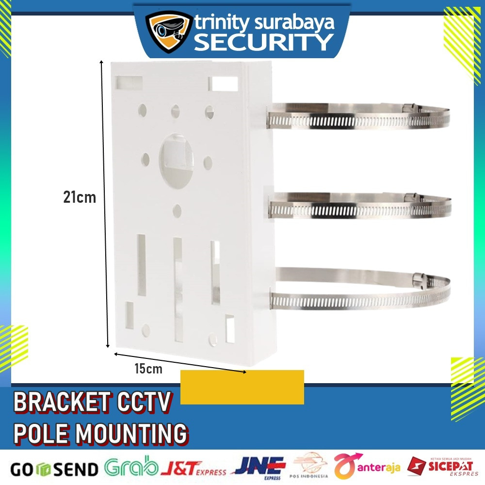 Jual Bracket CCTV Pole Mounting / Bracket Tiang Besar Trinity Shopee Indonesia