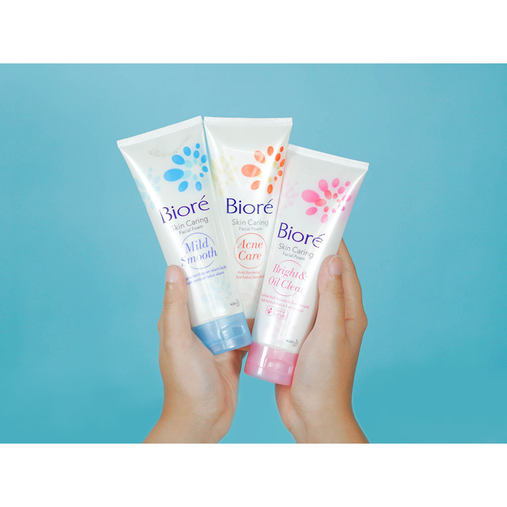 Jual BIORE Skin Caring Facial Foam Original | Shopee Indonesia